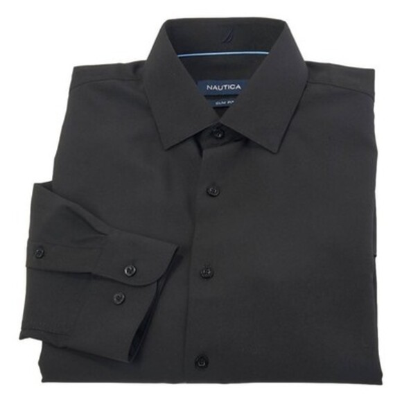 Other - Nautica Slim-Fit Performance Supershirt Dress Shirt Men's 15-15.5 34/35 Black